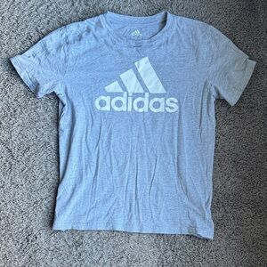 Adidas Light Gray Logo Tee